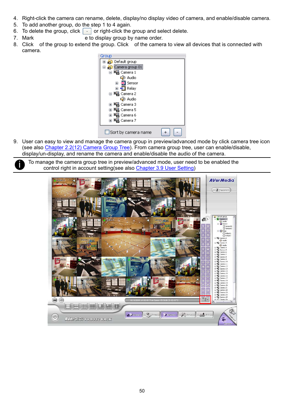 AVer XR8032_RACK User Manual | Page 56 / 157