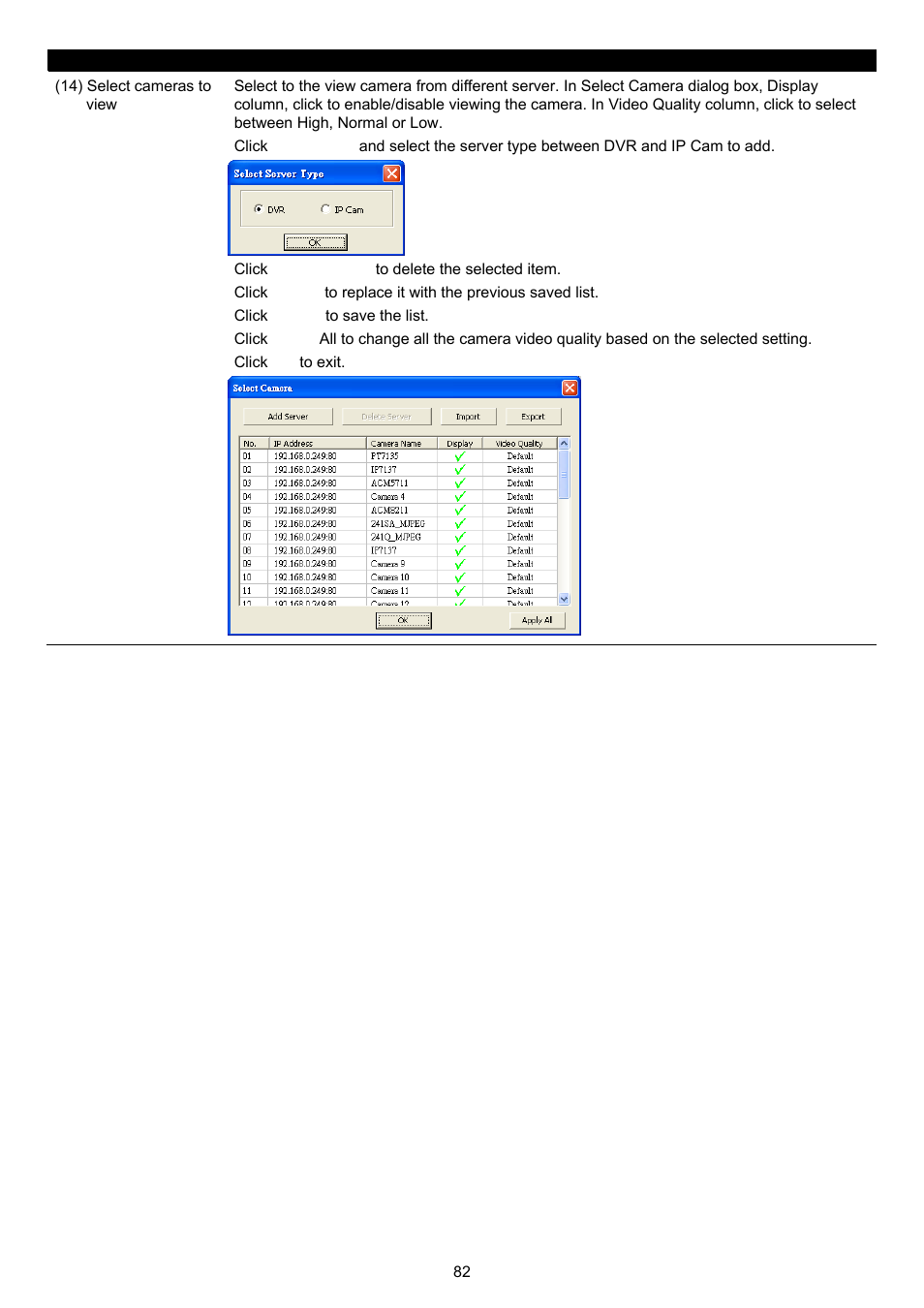 AVer XR8032_RACK User Manual | Page 88 / 157