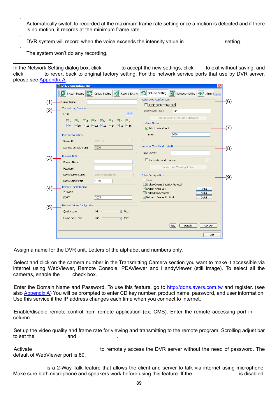 AVer XR8032_RACK User Manual | Page 95 / 157