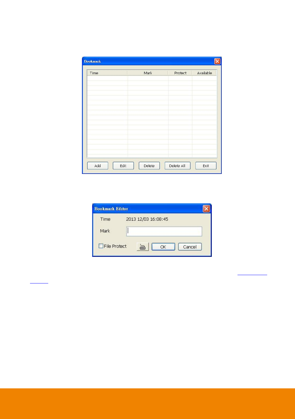 To bookmark a section of the video, Chapter 2.2.5 | AVer ExpressGo User Manual | Page 37 / 109