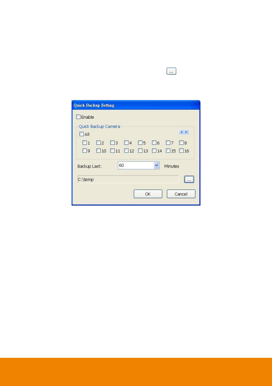 Setup quick backup | AVer ExpressGo User Manual | Page 84 / 109