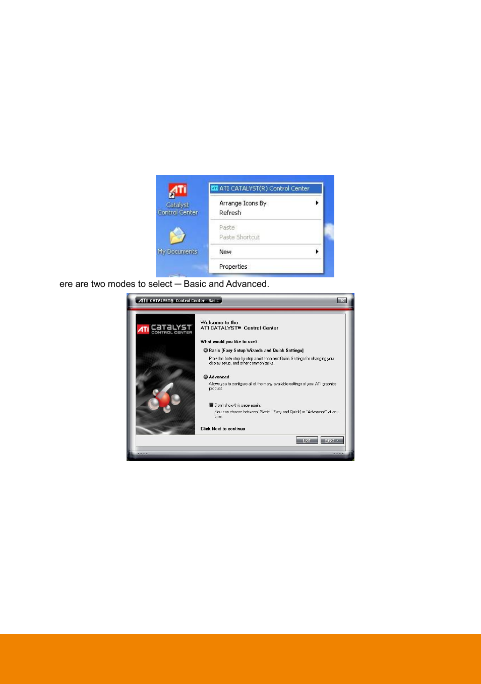 Onitors, Etup, Graphic card with ati chipset | AVer ExpressGo User Manual | Page 9 / 109