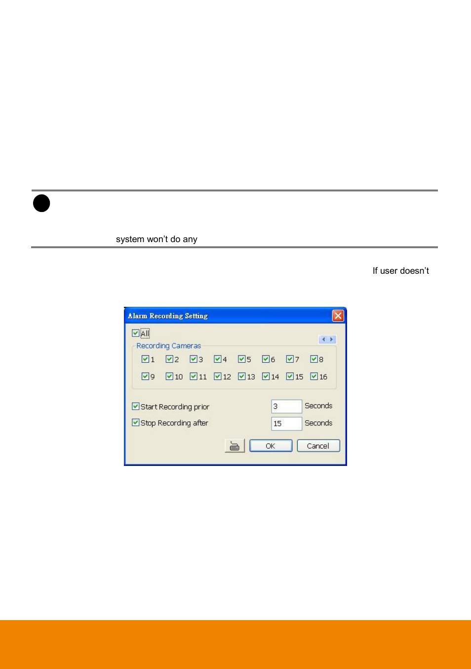 To setup alarm recording setting, Chapter 3.9.5 | AVer ExpressGo User Manual | Page 99 / 109