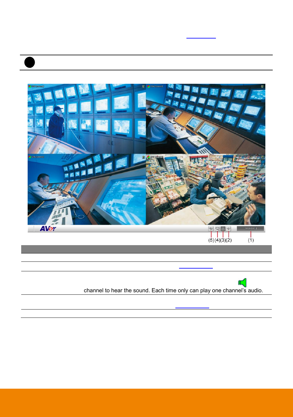 3 using the monitor, Chapter 3.3 | AVer SecureCenter User Manual | Page 17 / 76