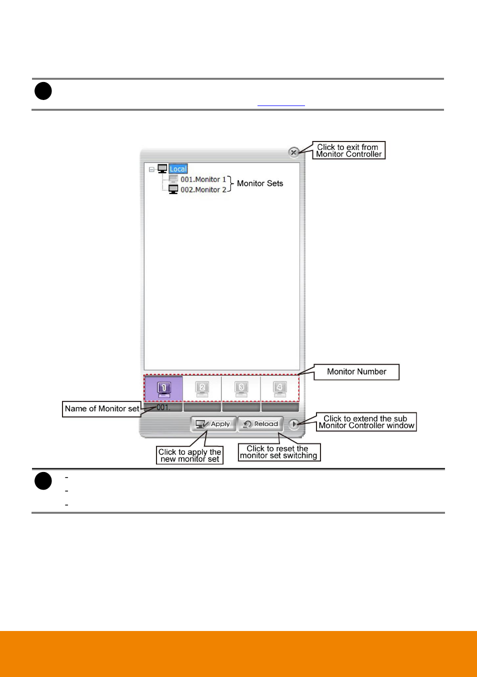 1 using the monitor controller | AVer SecureCenter User Manual | Page 18 / 76