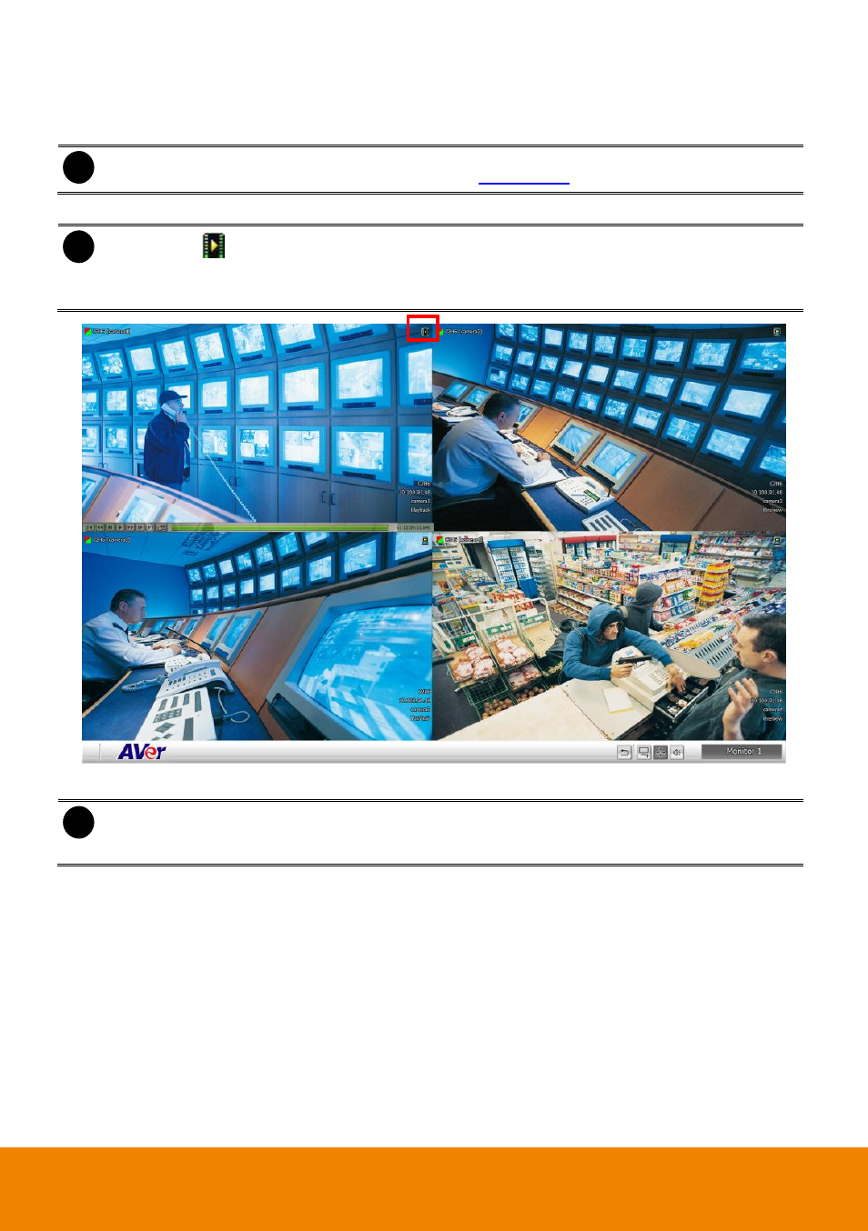 3 live playback the recorded video | AVer SecureCenter User Manual | Page 21 / 76