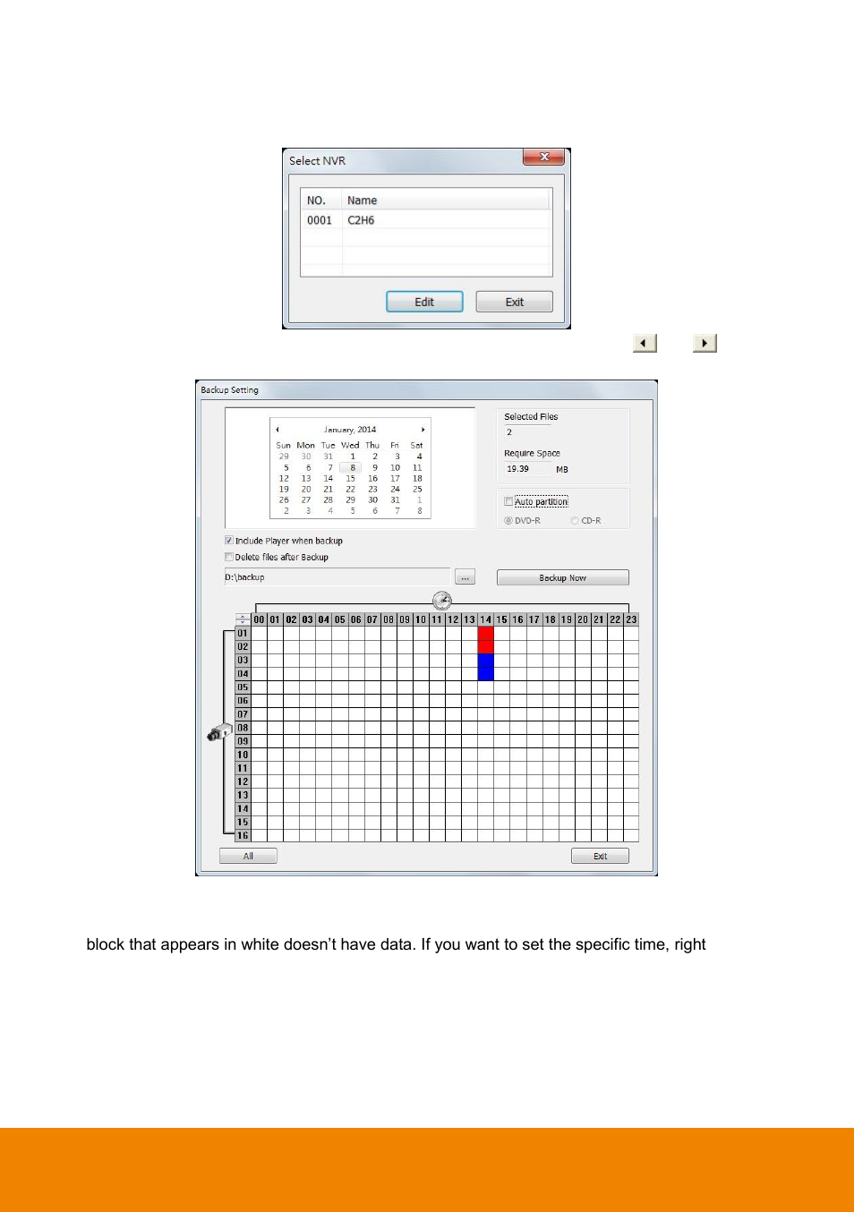 5 backup setting | AVer SecureCenter User Manual | Page 46 / 76