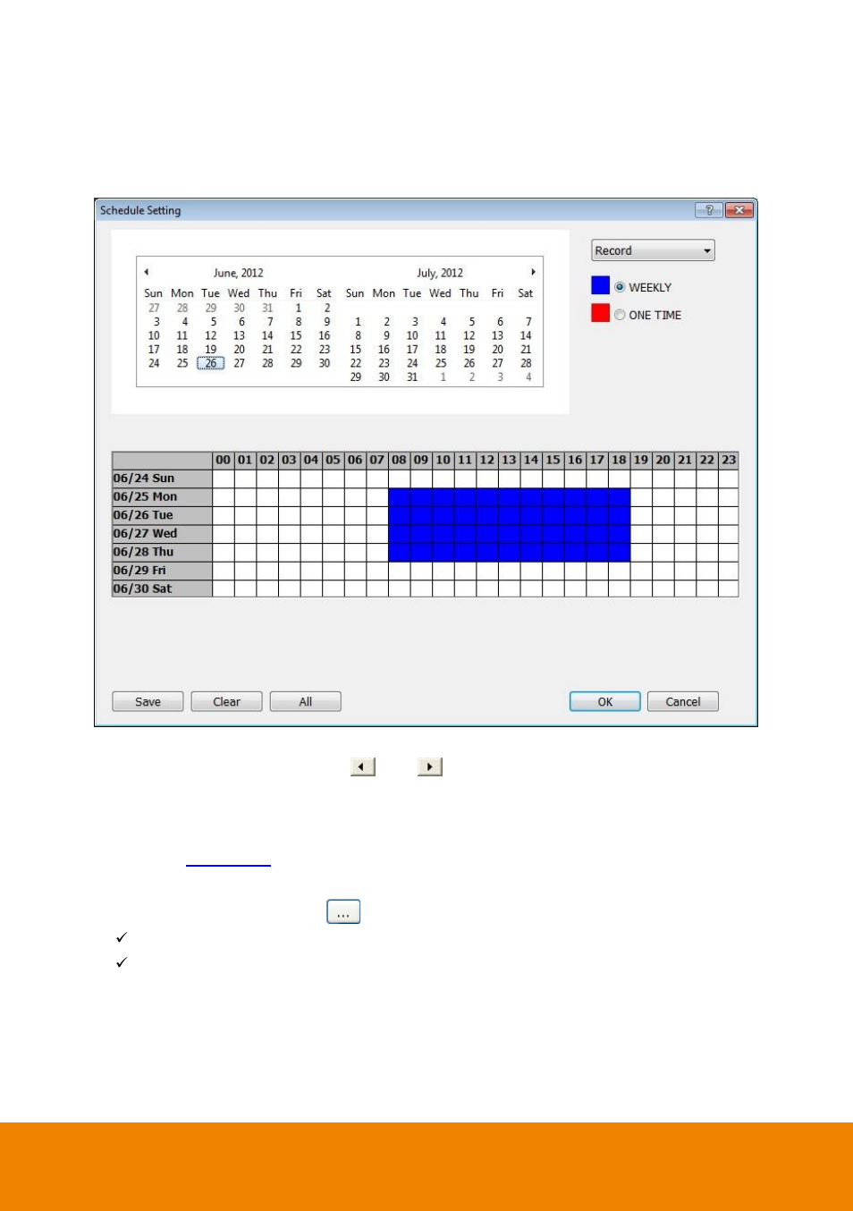 Chedule, Etting, 5 schedule setting | AVer NXU Lite User Manual | Page 111 / 187