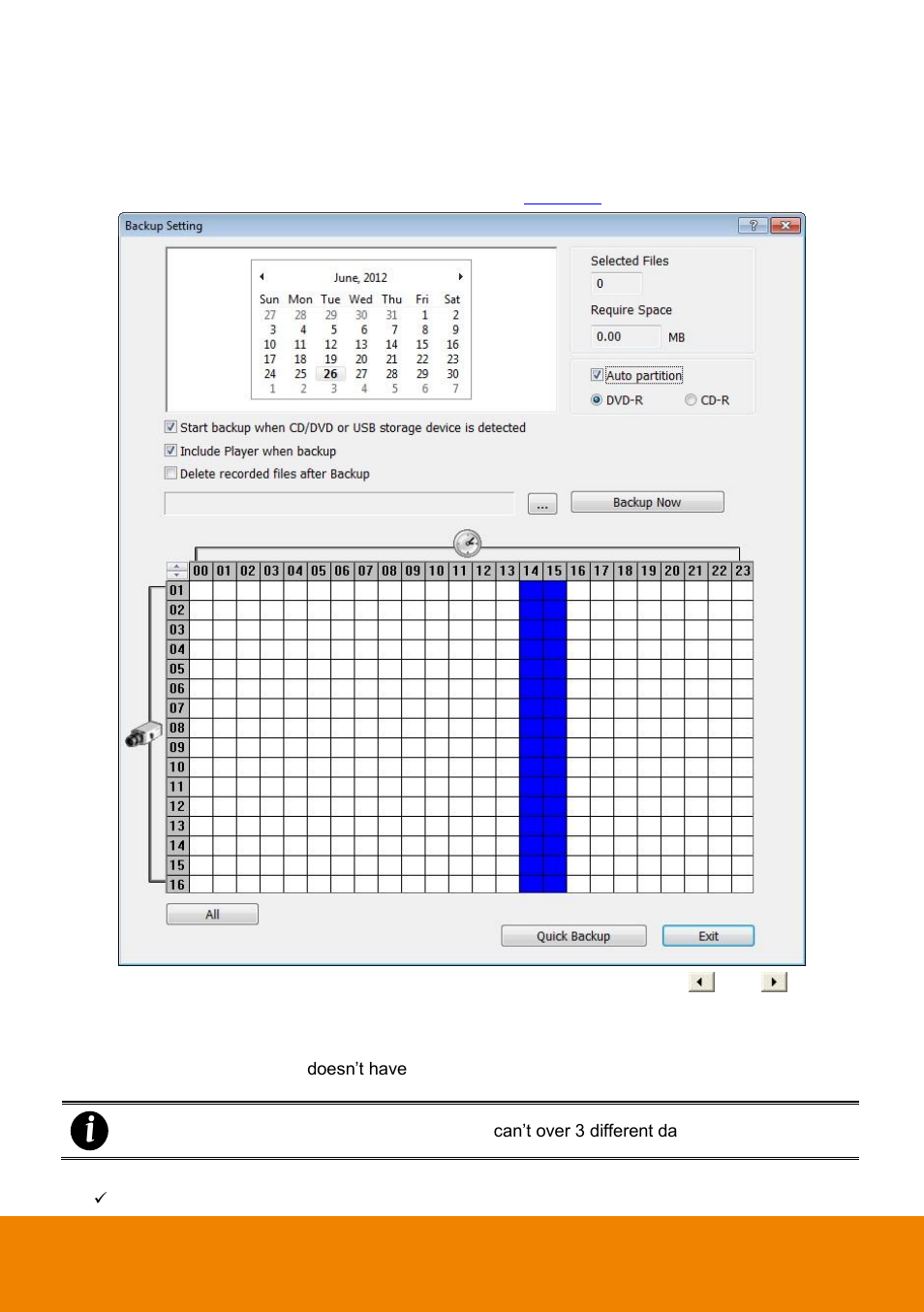 Ackup, Etting, 6 backup setting | AVer NXU Lite User Manual | Page 114 / 187