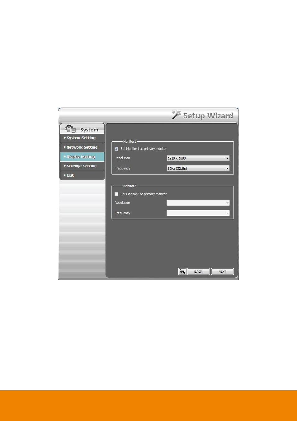 Display setting wizard | AVer NXU Lite User Manual | Page 25 / 187