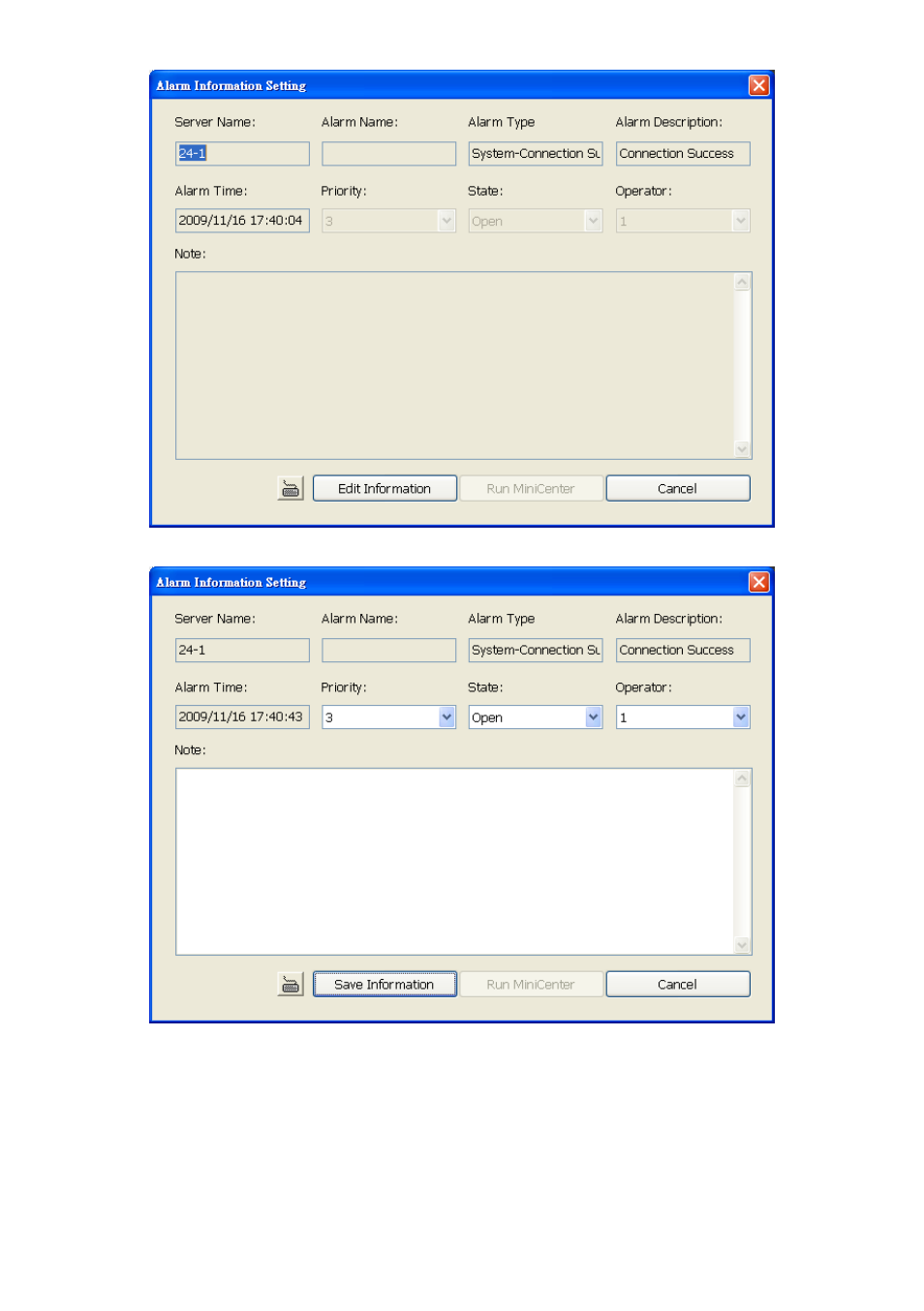 AVer CM3000_Remote_iAlarm User Manual | Page 17 / 35