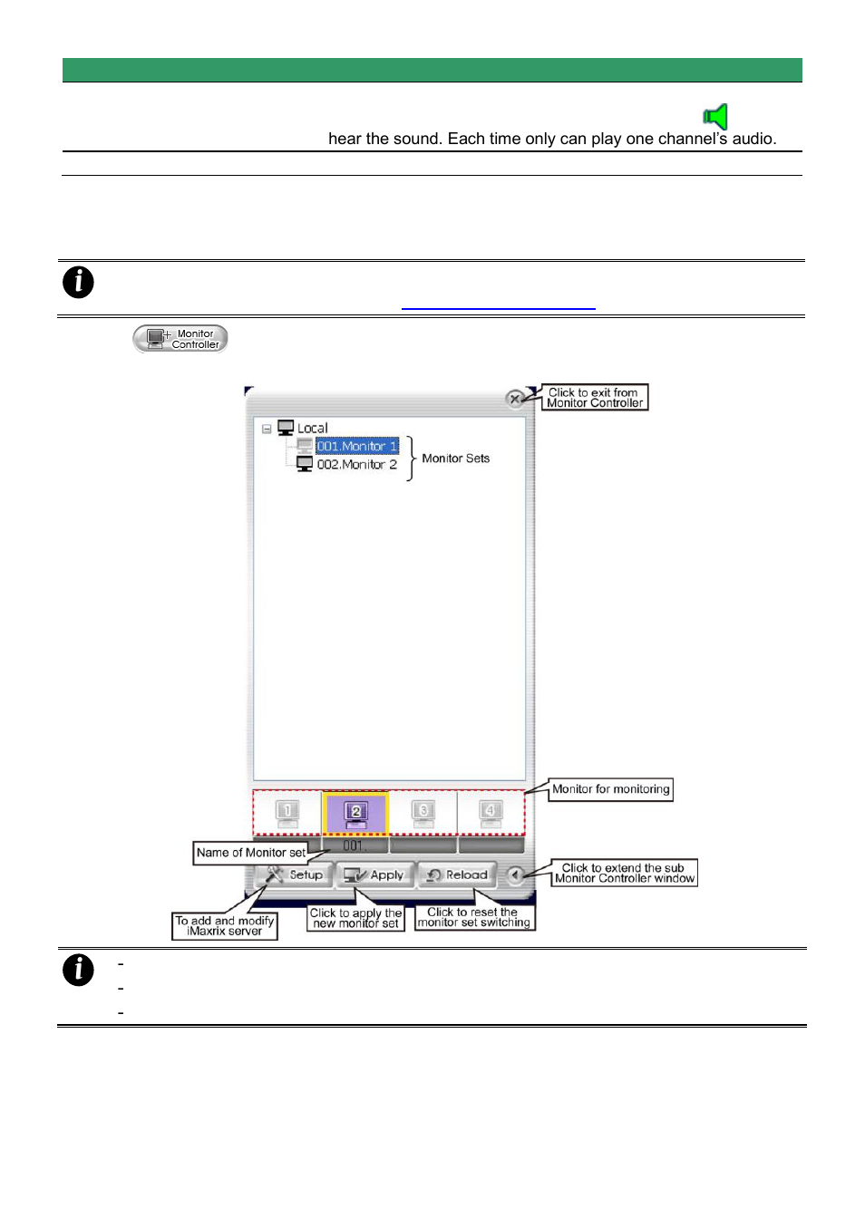 1 using the monitor controller, Chapter 3.3.1 | AVer CMS User Manual | Page 21 / 179