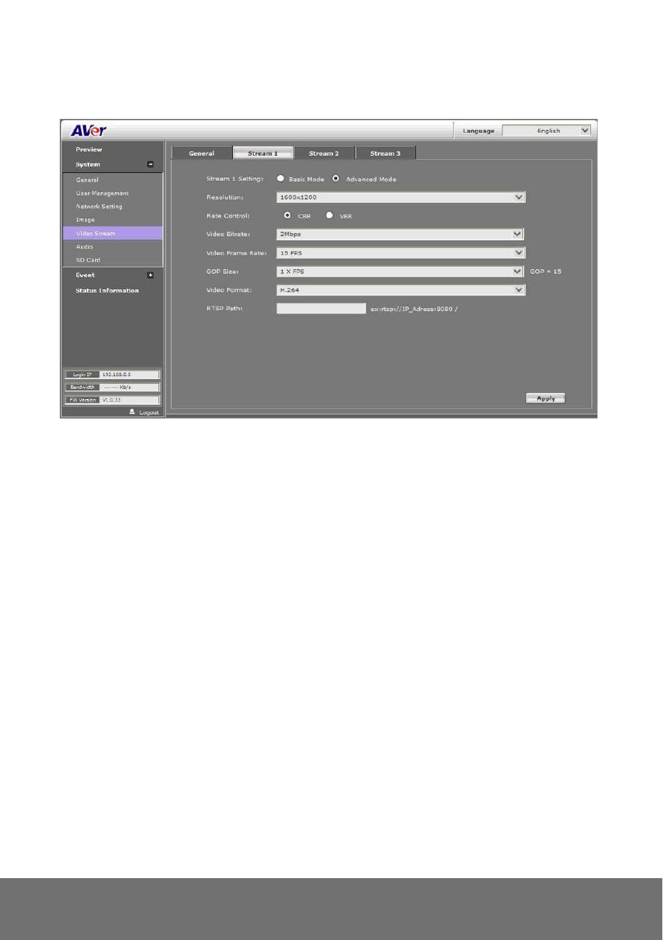 AVer SF2012H user manual User Manual | Page 44 / 63