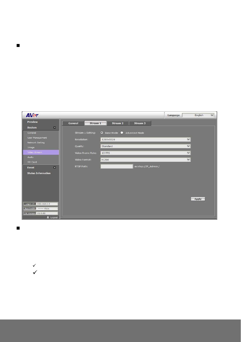 AVer SF2012H-DV user manual User Manual | Page 45 / 65