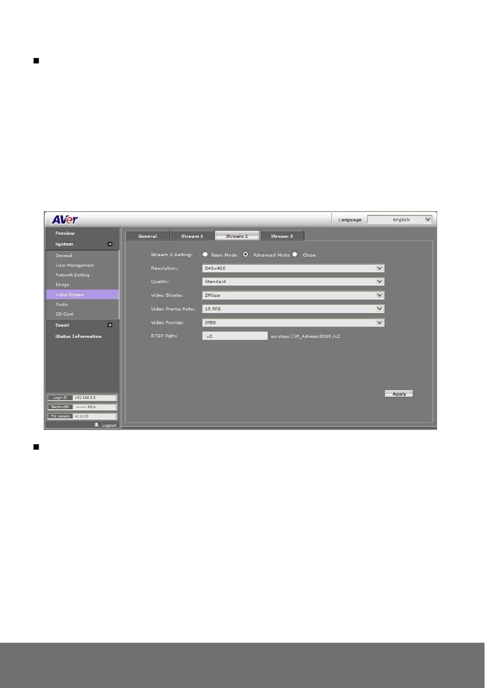 AVer SF2012H-DV user manual User Manual | Page 48 / 65