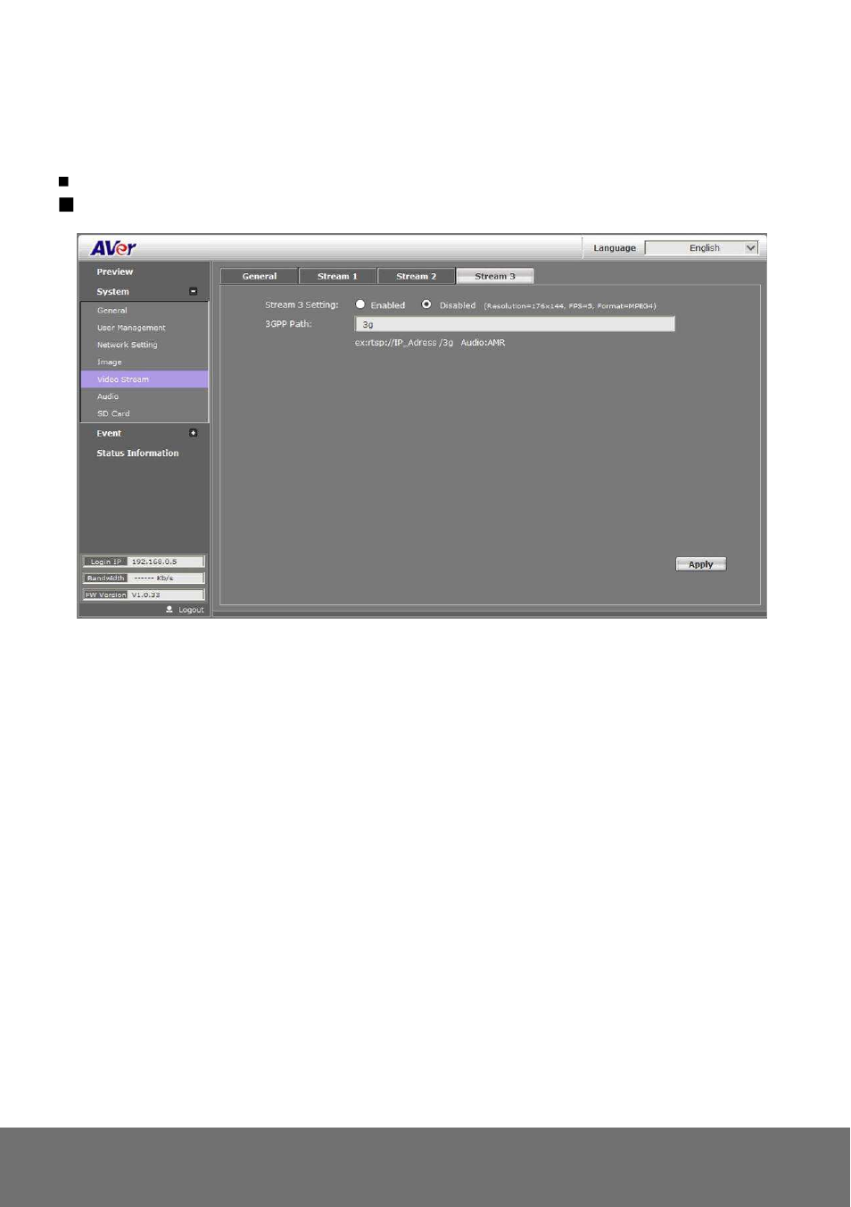 AVer SF2012H-DV user manual User Manual | Page 49 / 65