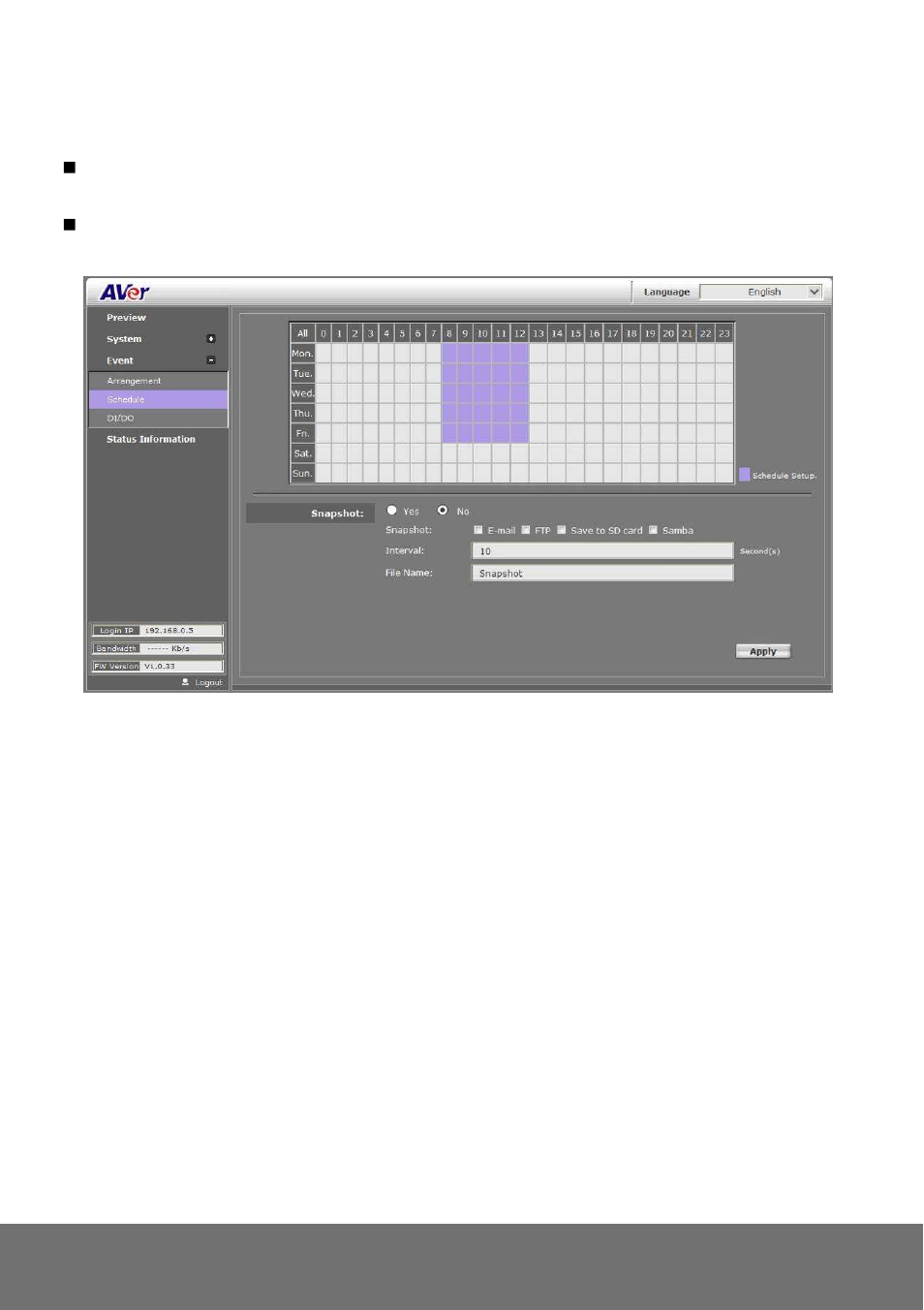 AVer SF2012H-DV user manual User Manual | Page 54 / 65