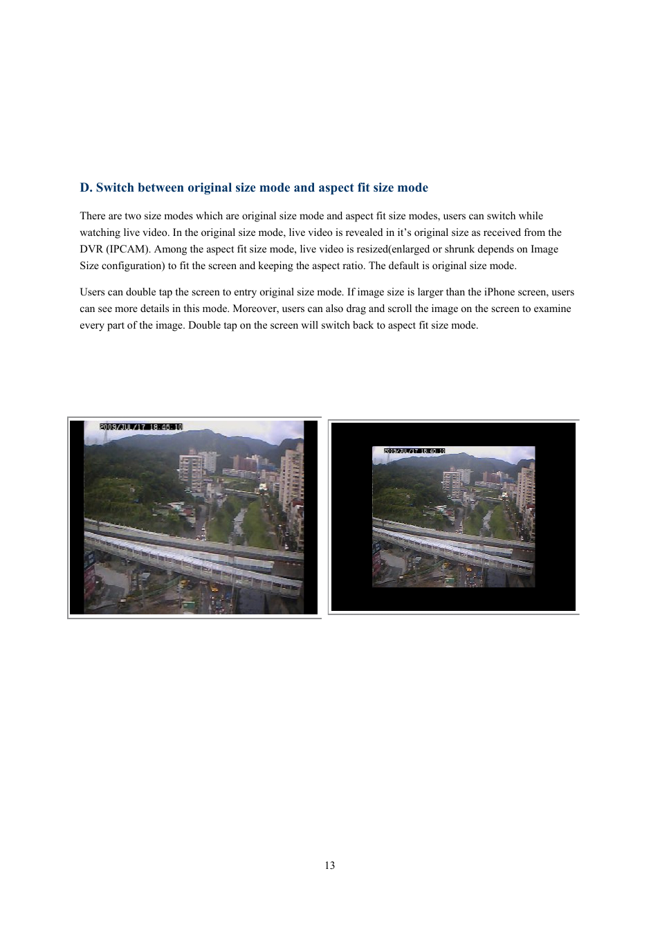 AVer SF2012H_Series IPhone APP user manual User Manual | Page 13 / 16