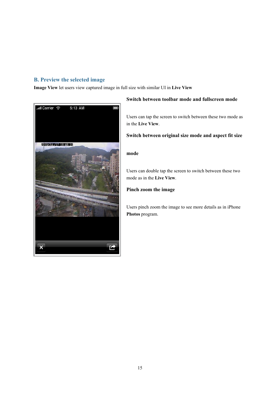 AVer SF2012H_Series IPhone APP user manual User Manual | Page 15 / 16