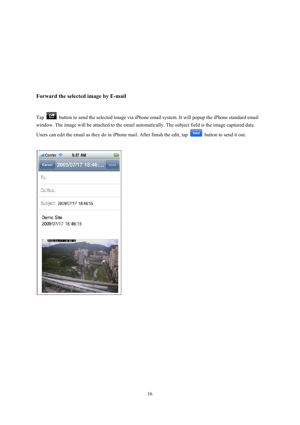 AVer SF2012H_Series IPhone APP user manual User Manual | Page 16 / 16
