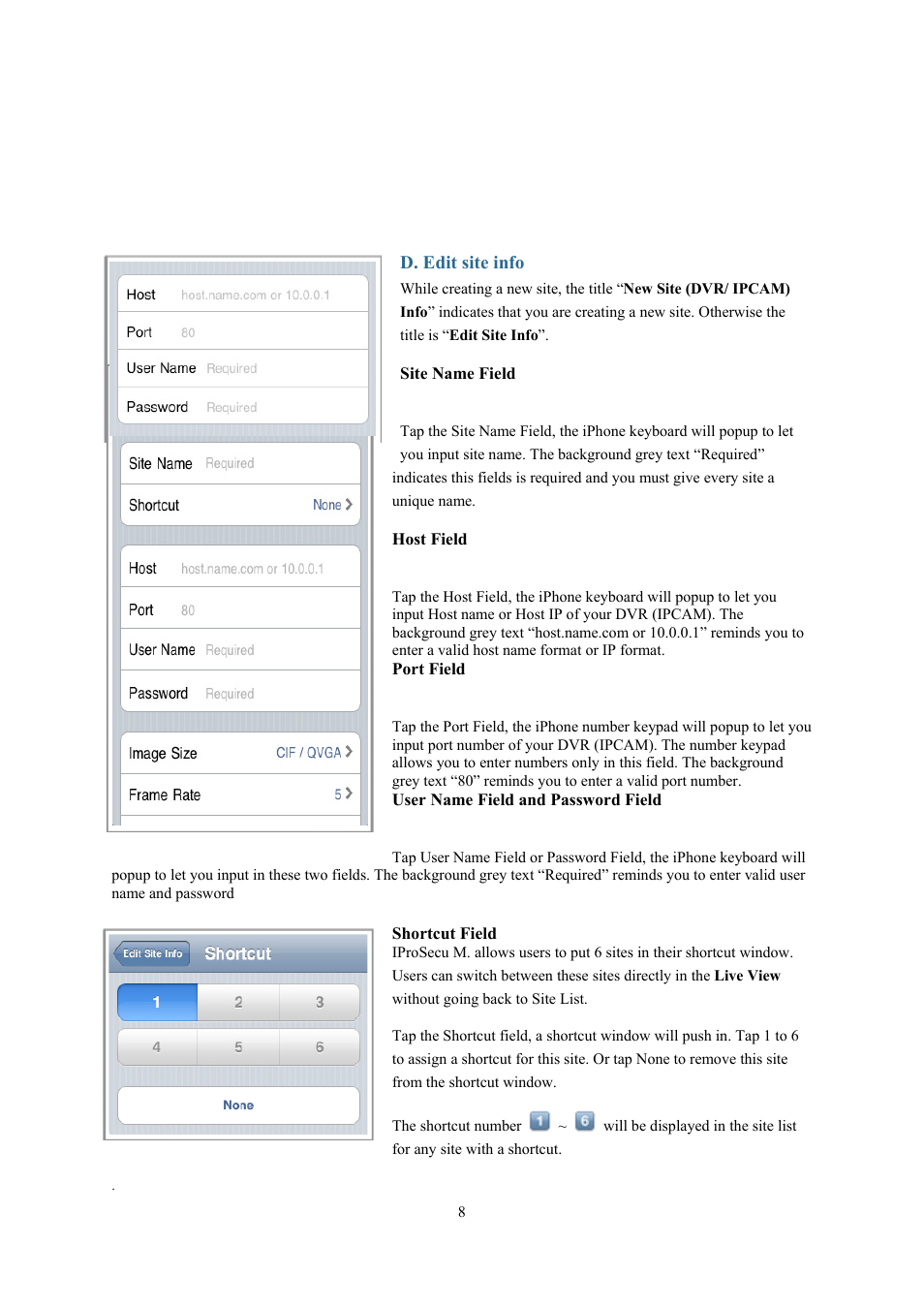 AVer SF2012H_Series IPhone APP user manual User Manual | Page 8 / 16