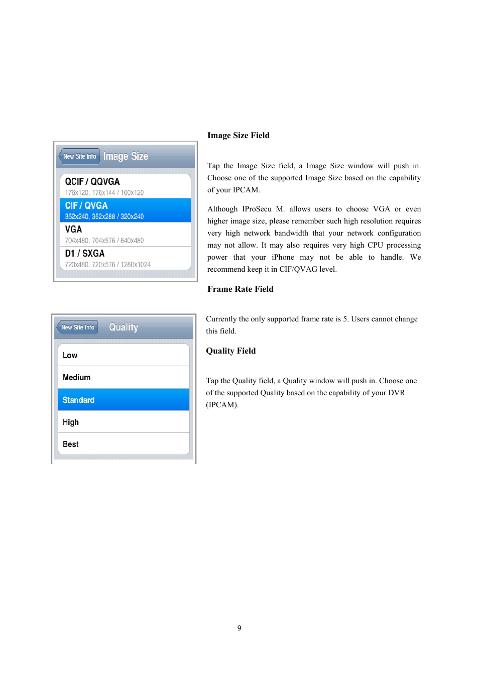 AVer SF2012H_Series IPhone APP user manual User Manual | Page 9 / 16