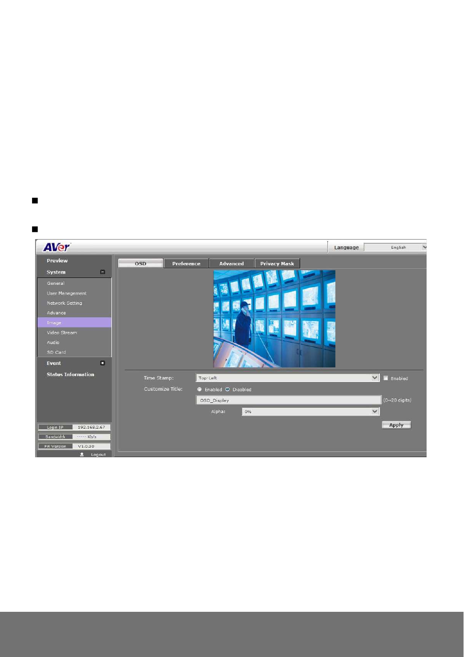 AVer FC1320-P&PW user manual User Manual | Page 54 / 80