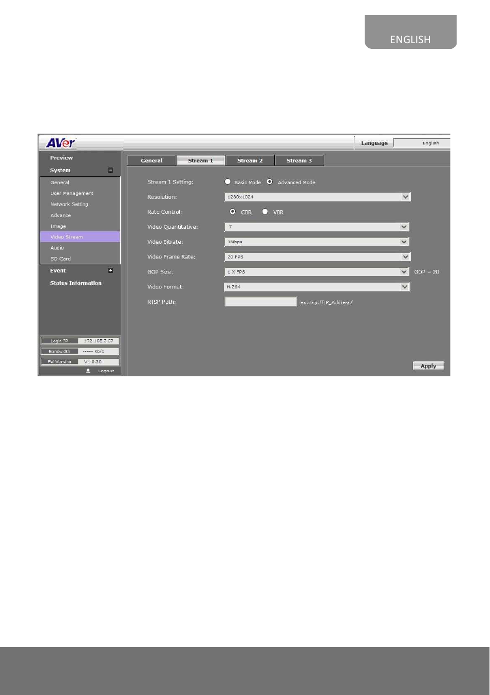 AVer FC1320-P&PW user manual User Manual | Page 61 / 80