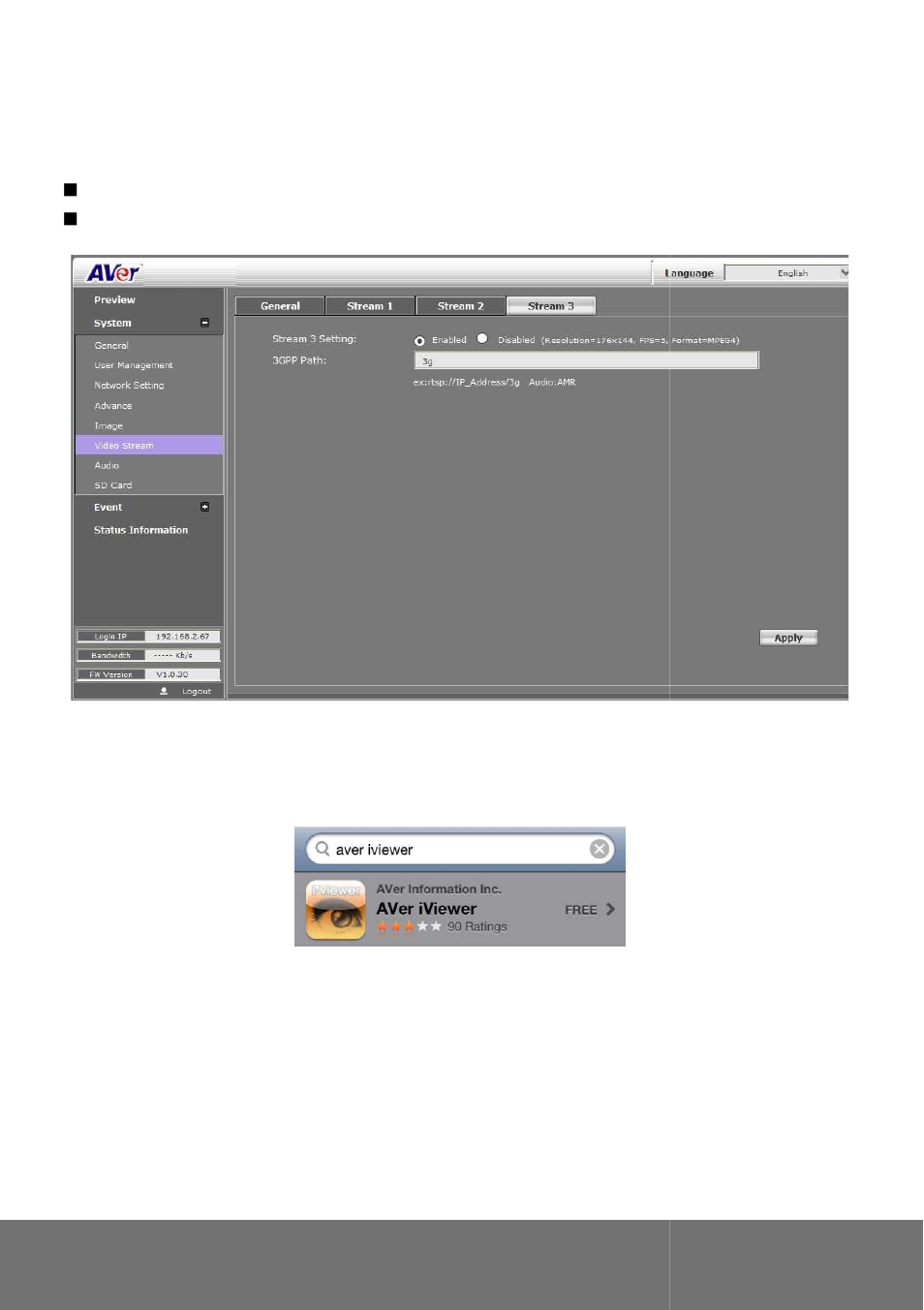 AVer FC1320-P&PW user manual User Manual | Page 64 / 80