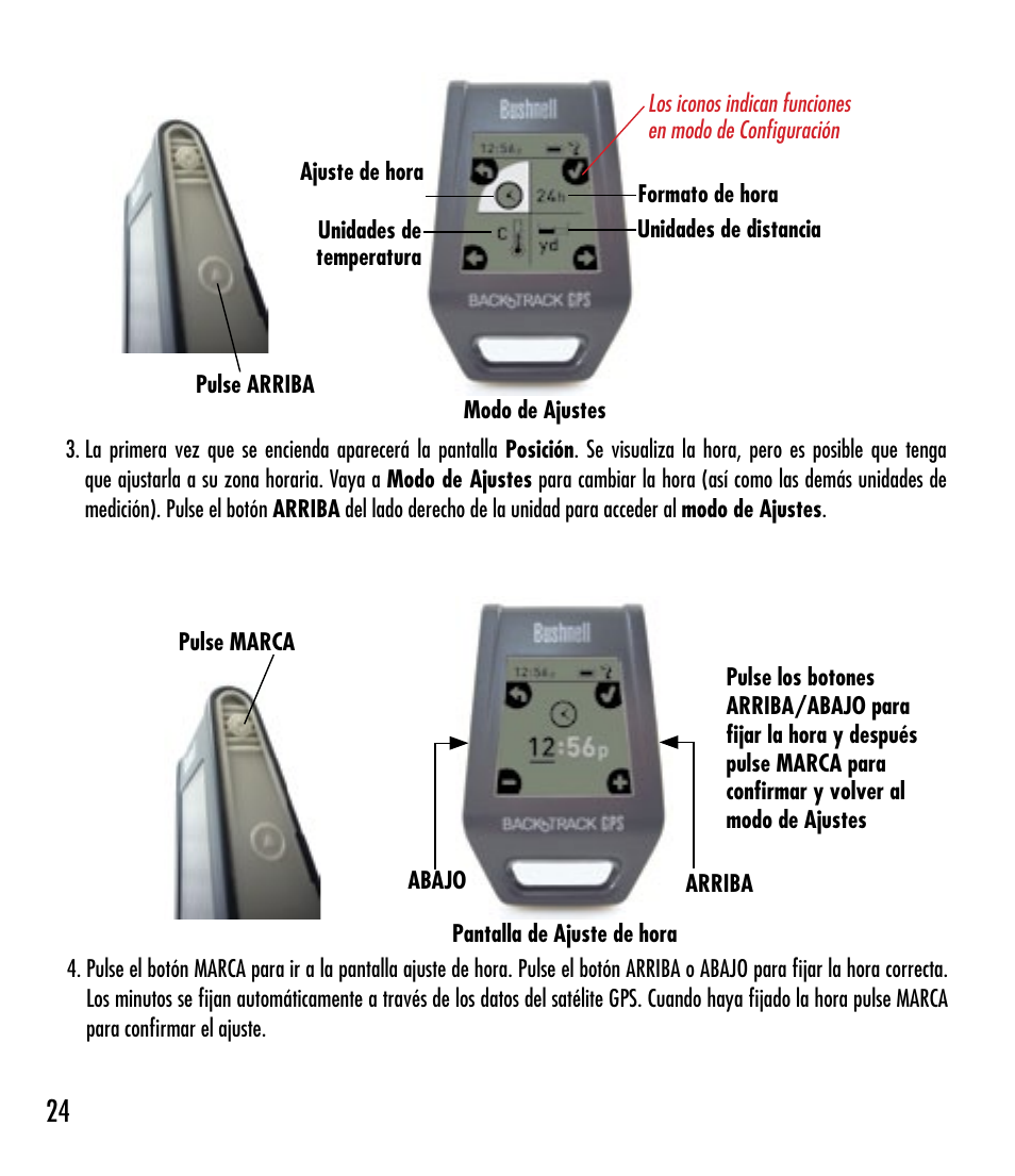 Bushnell BACKTRACK 360210 User Manual | Page 24 / 64