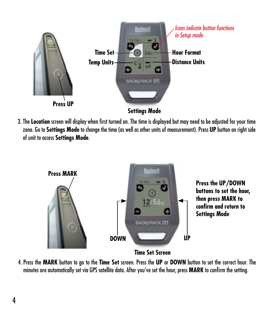 Bushnell BACKTRACK 360210 User Manual | Page 4 / 64