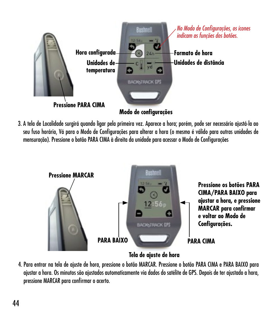 Bushnell BACKTRACK 360210 User Manual | Page 44 / 64