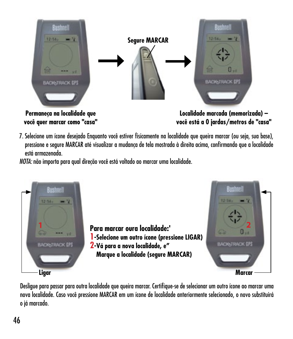 Bushnell BACKTRACK 360210 User Manual | Page 46 / 64