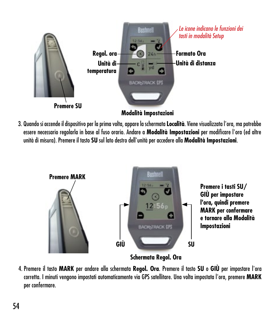 Bushnell BACKTRACK 360210 User Manual | Page 54 / 64