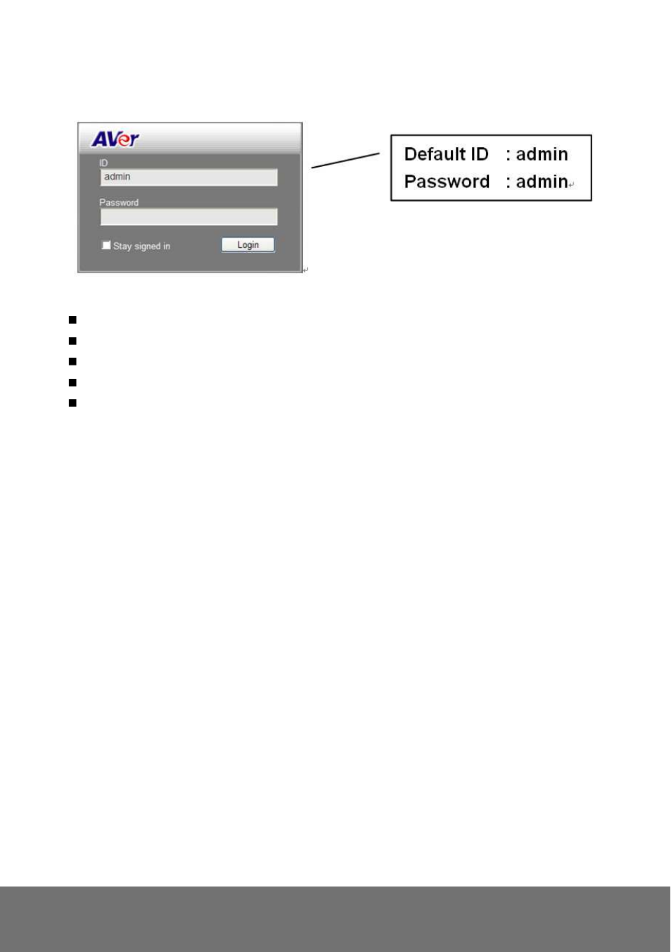 AVer FC2020-P&PW user manual User Manual | Page 22 / 80