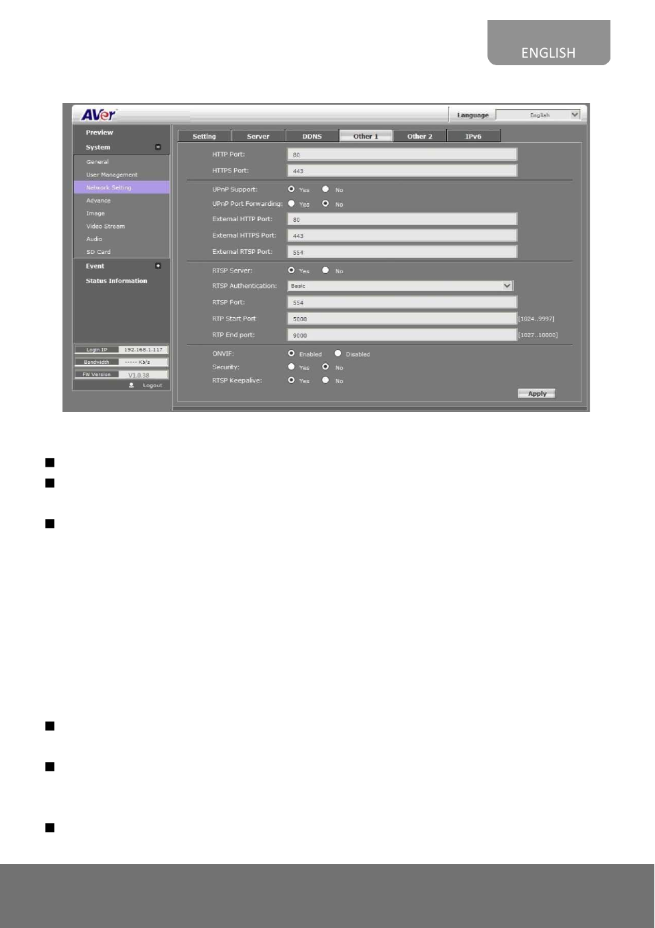 AVer FC2020-P&PW user manual User Manual | Page 39 / 80