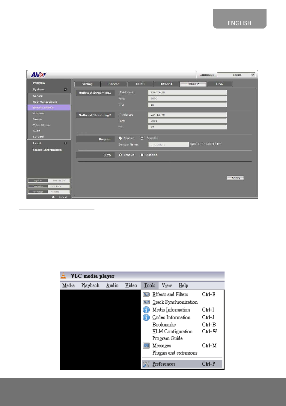 AVer FC2020-P&PW user manual User Manual | Page 41 / 80
