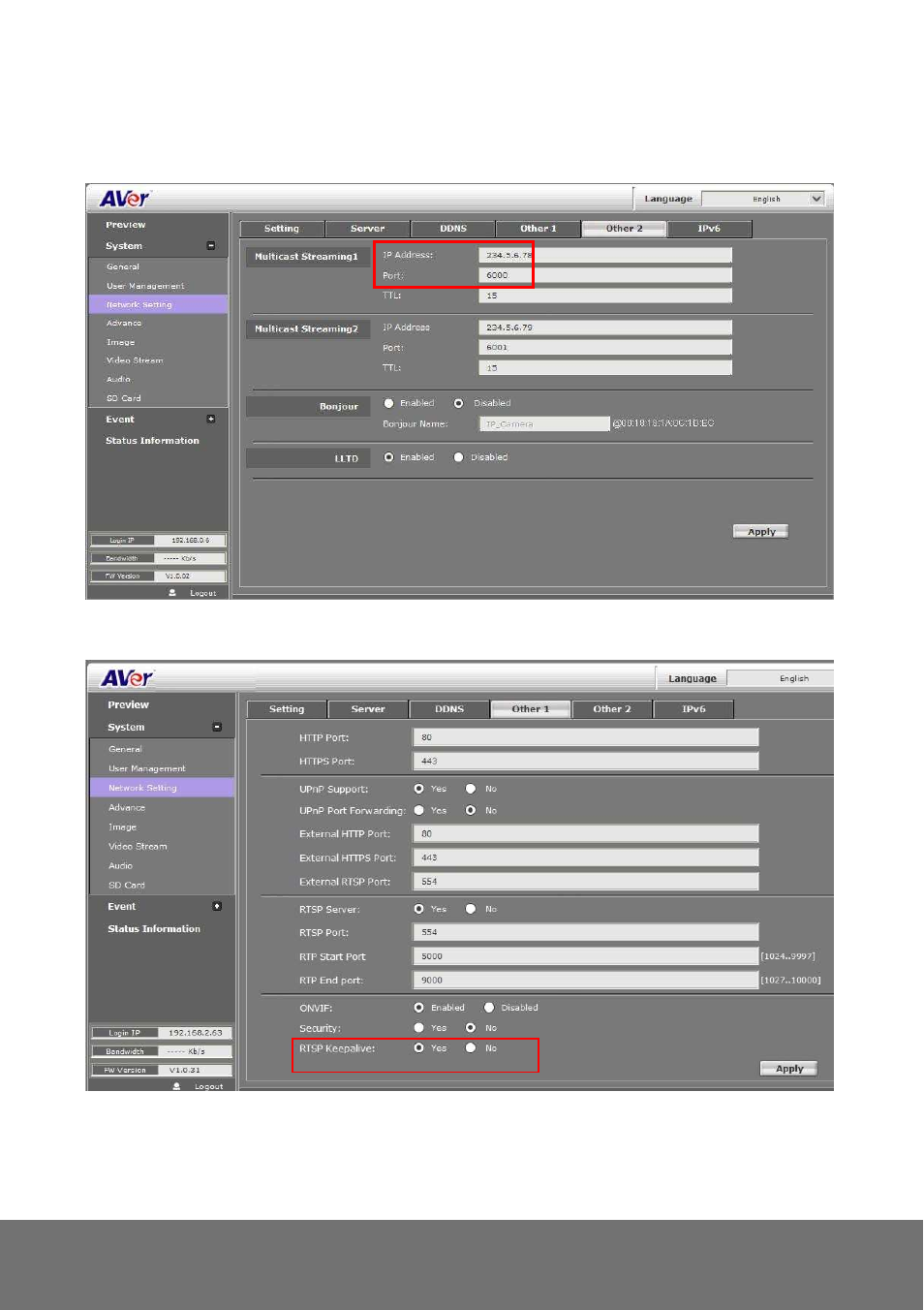 AVer FC2020-P&PW user manual User Manual | Page 44 / 80