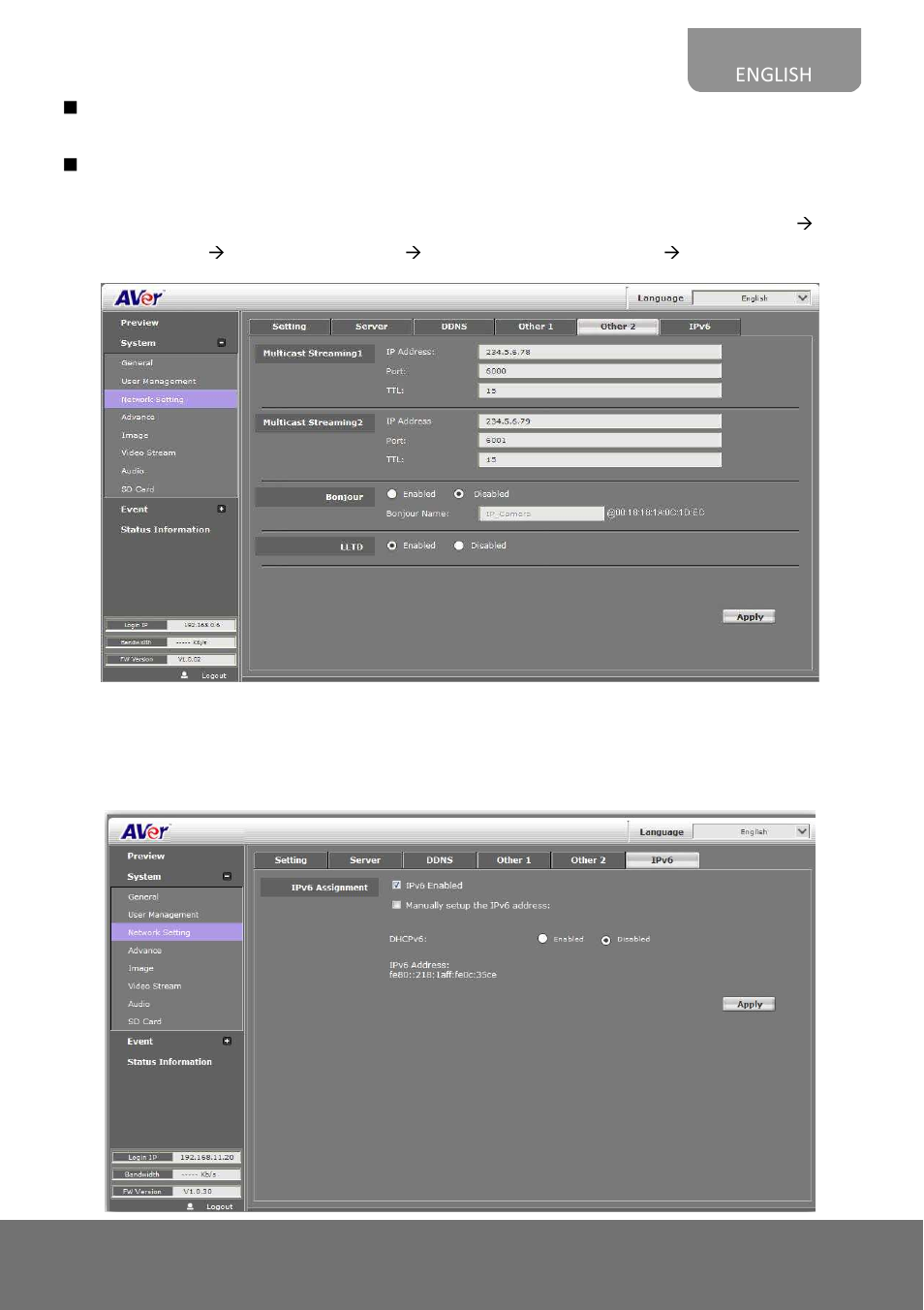 AVer FC2020-P&PW user manual User Manual | Page 45 / 80