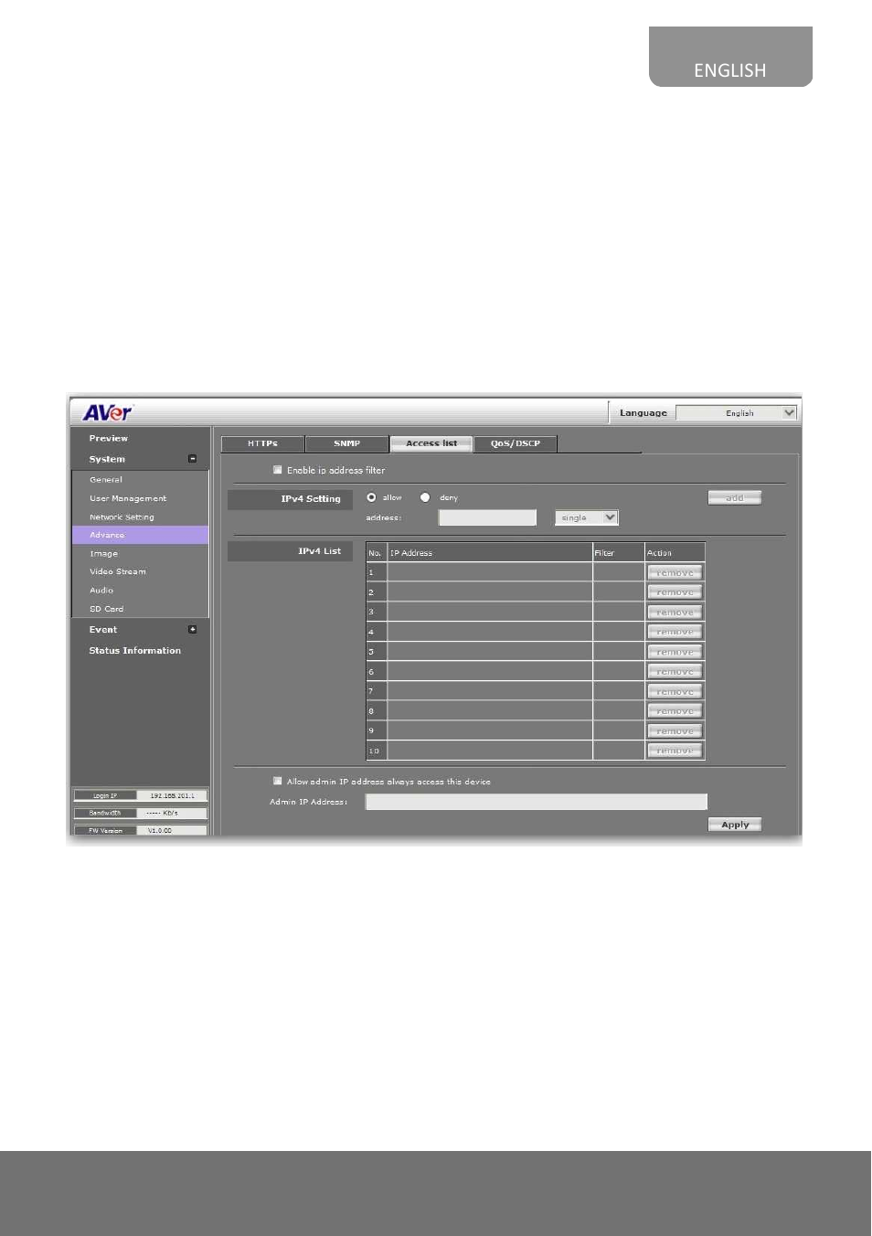 AVer FC2020-P&PW user manual User Manual | Page 53 / 80