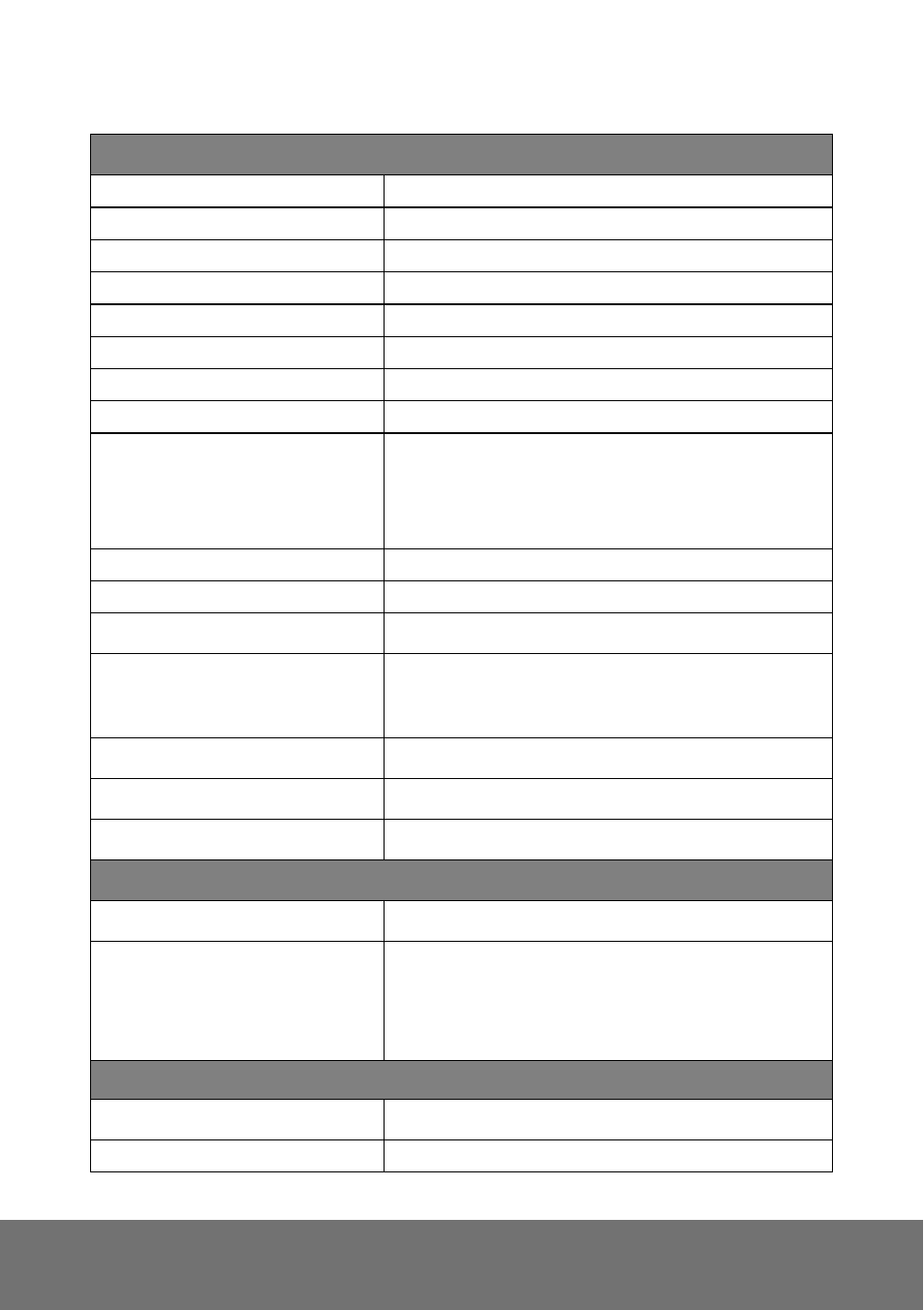 Specifications | AVer FC2020-P&PW user manual User Manual | Page 8 / 80