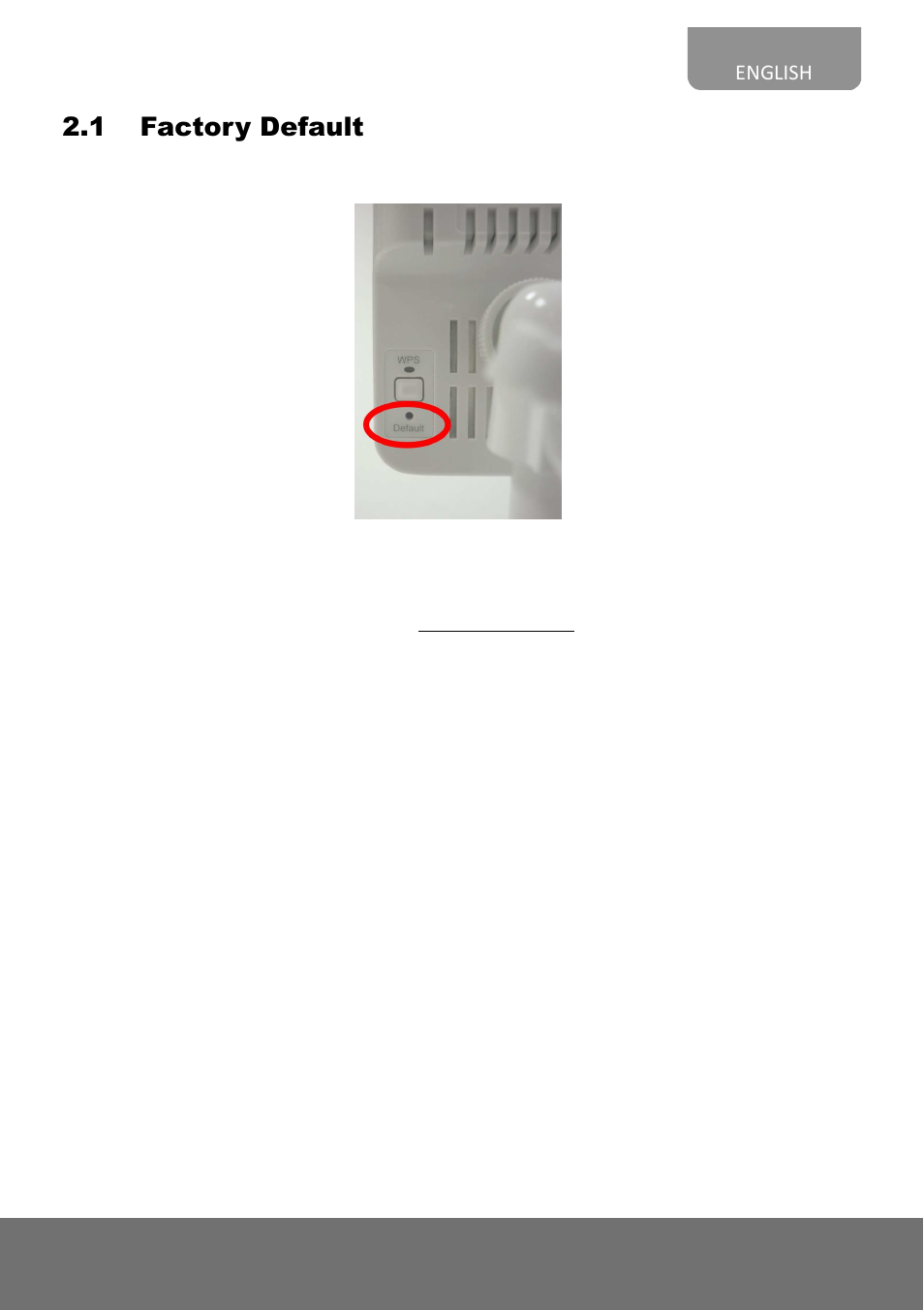 1 factory default | AVer FC2020-P&PW quick guide User Manual | Page 7 / 20