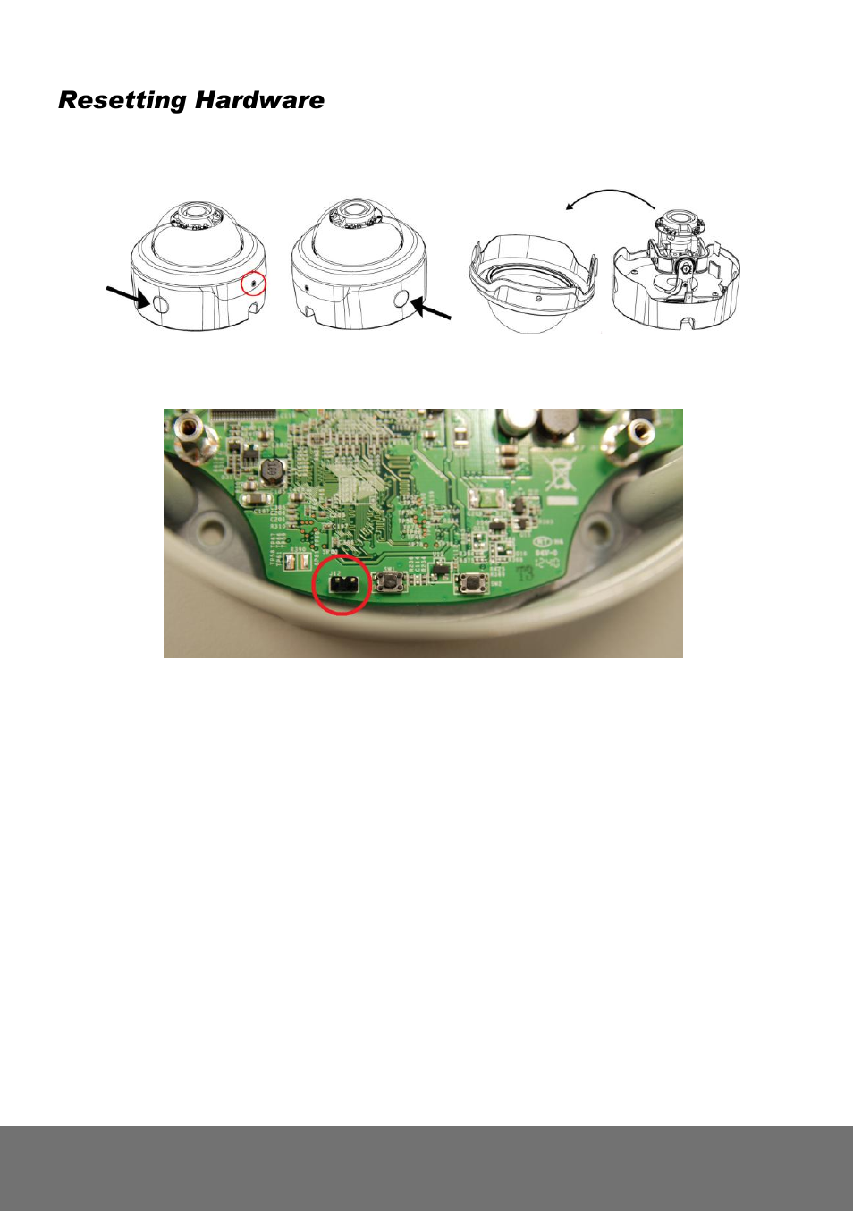 Resetting hardware | AVer Dome Installation Guide User Manual | Page 12 / 21