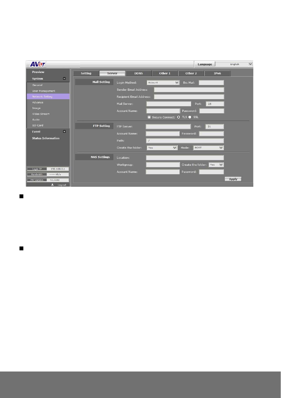 AVer SF2111H-DVR user manual User Manual | Page 34 / 74
