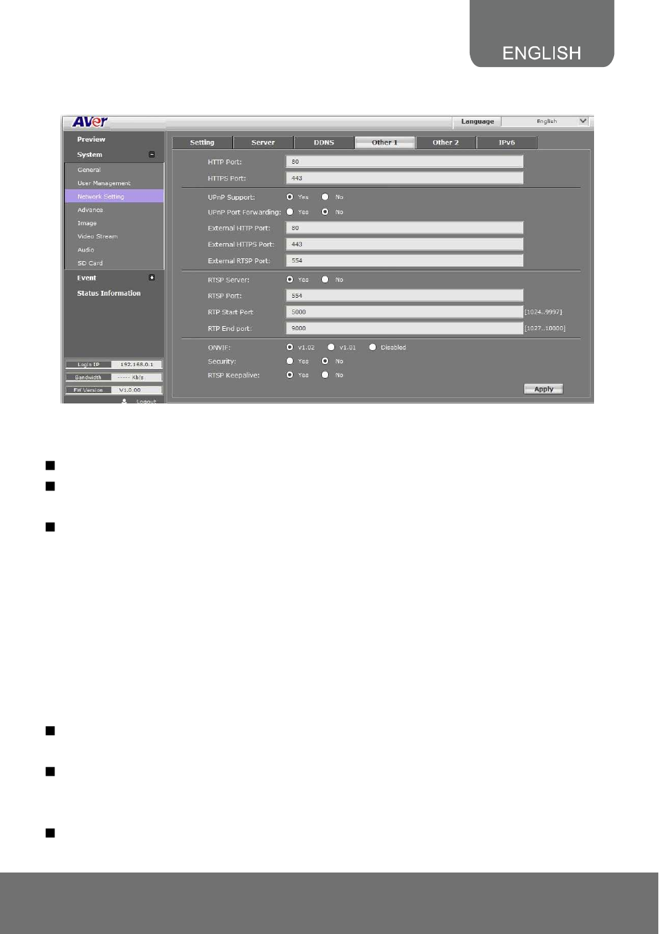AVer SF2111H-DVR user manual User Manual | Page 37 / 74