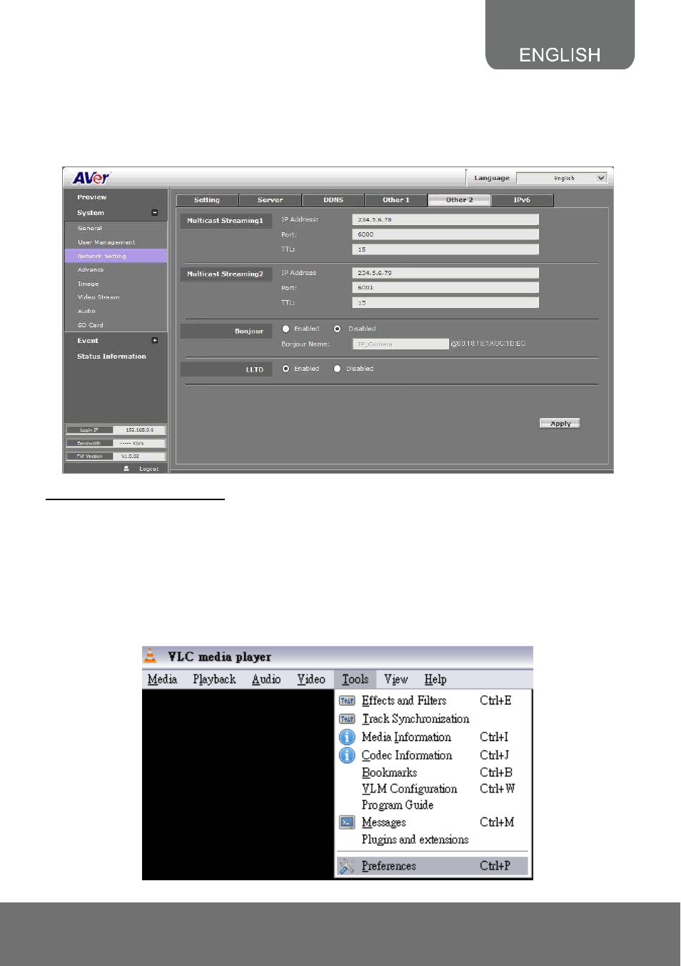 AVer SF2111H-DVR user manual User Manual | Page 39 / 74
