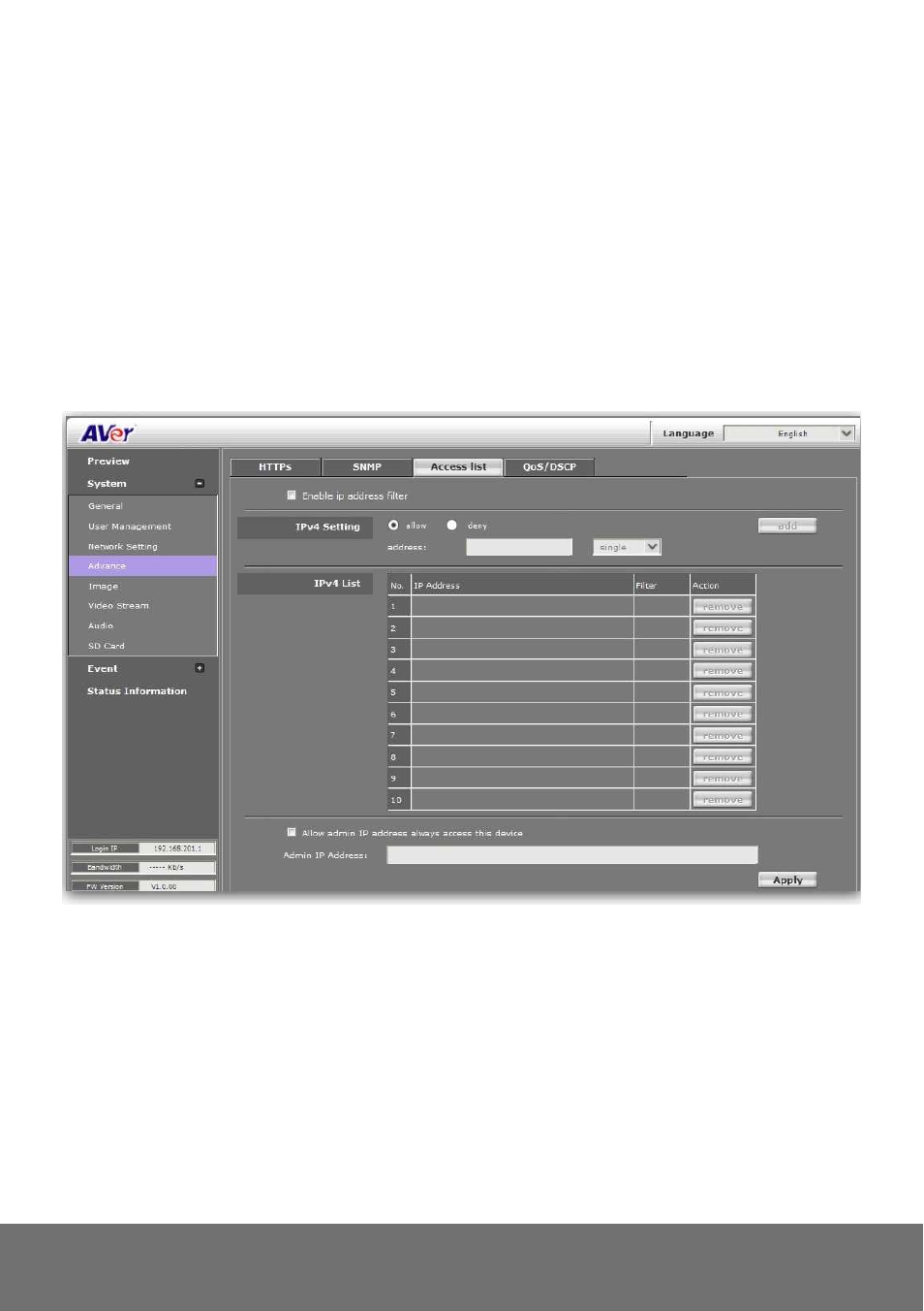AVer SF2111H-DVR user manual User Manual | Page 48 / 74