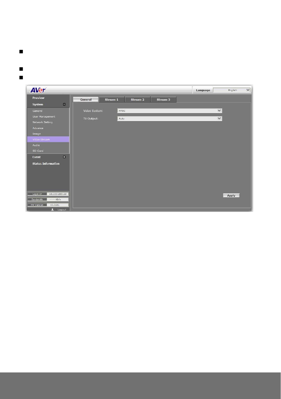 AVer SF2111H-DVR user manual User Manual | Page 54 / 74
