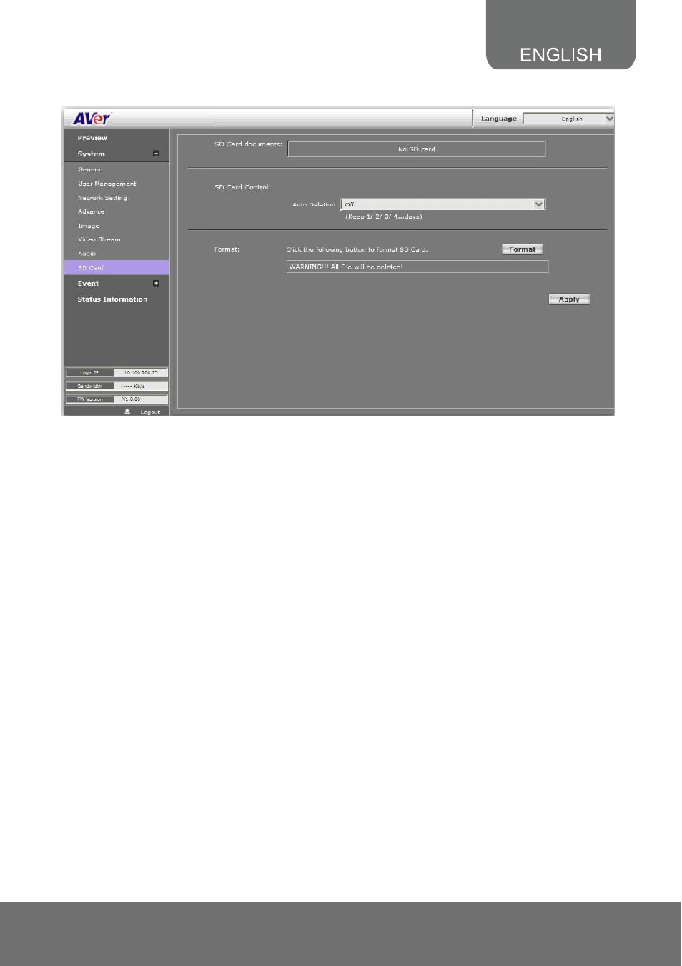 AVer SF2111H-DVR user manual User Manual | Page 61 / 74