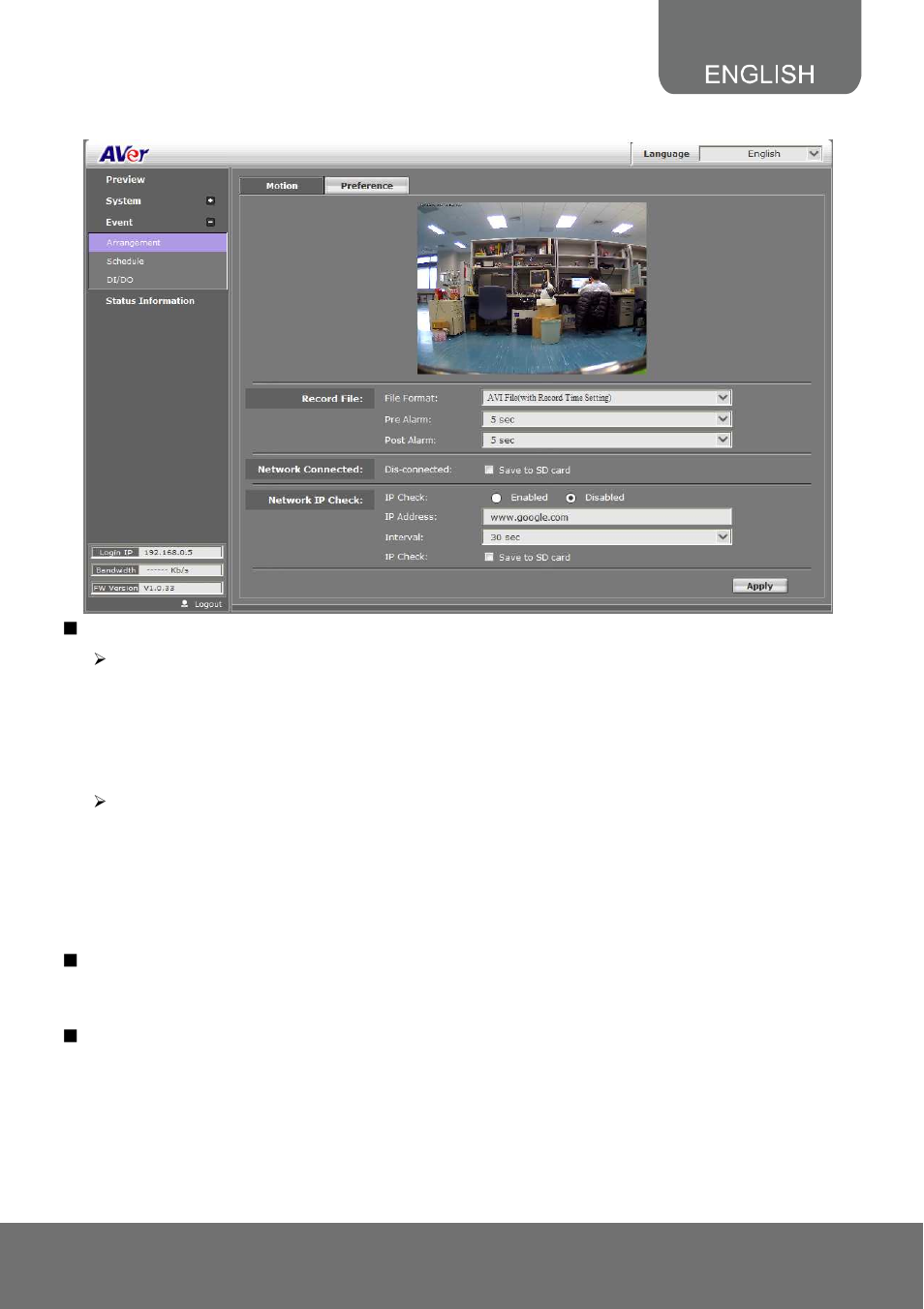 AVer SF2111H-DVR user manual User Manual | Page 63 / 74